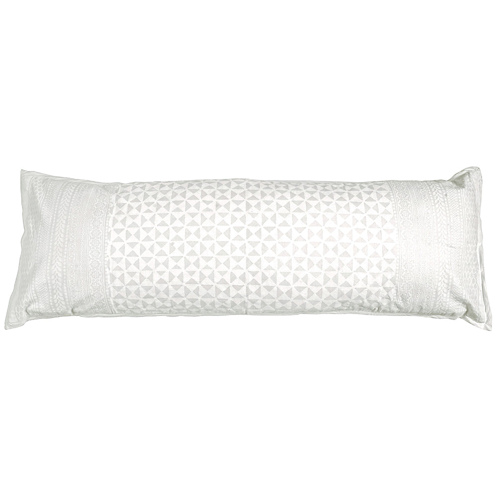 White bolster outlet cushion