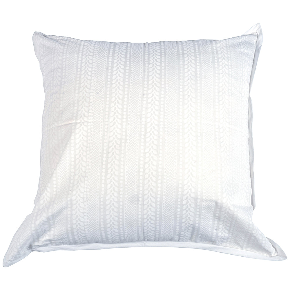White Whispers euro pillow