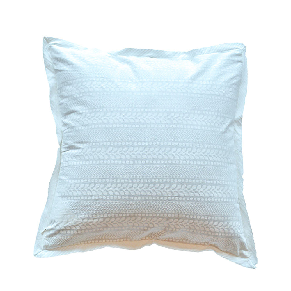 White Whispers square pillow
